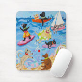 Lustige Hunde Mousepad (Mit Mouse)