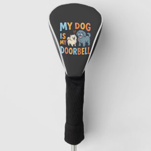 Lustige Hundeklingel Haustierliebhaber Golf Headcover