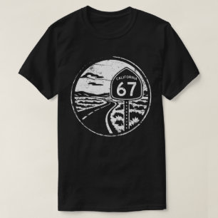 Lustige Hwy 67 - Coole California Grunge Six Seven T-Shirt