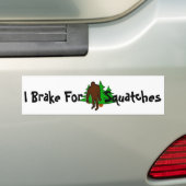 Lustige i-Bremse für Squatches Autoaufkleber (Auf Auto)