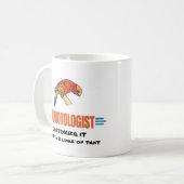 Lustige i-Liebe-Papageien Kaffeetasse (Vorderseite Links)