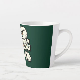 Lustige "ICH BEOBACHTE DICH" Retro-Augen-Kaffeetas Milchtasse