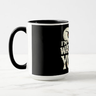 Lustige "ICH BEOBACHTE DICH" Retro-Augen-Kaffeetas Tasse