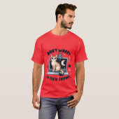 Lustige "Ich bin Technischer Support" IT-Katze Lap T-Shirt (Vorne ganz)