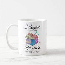 Lustige Ich häkle Rette Ein Leben Garn Kunst Kaffeetasse