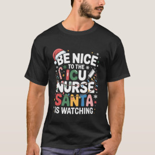 Lustige ICU-Krankenschwester Weihnachten Intensivp T-Shirt