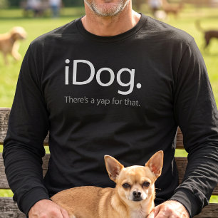 Lustige iDog-Tech-Parodie - Humorvoller Hundebesit T-Shirt