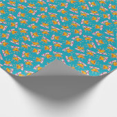 lustige Illustration im Stil eines Cartoon Geschenkpapier (Ecke)