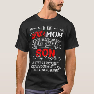 Lustige Imhe Verrückte Mutter Mischt Euch Nicht Mi T-Shirt