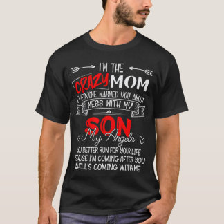 Lustige Imhe Verrückte Mutter Mischt Euch Nicht Mi T-Shirt