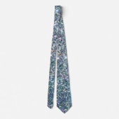 lustige Imitate Glitzer Party Muster Krawatte (Rückseite)