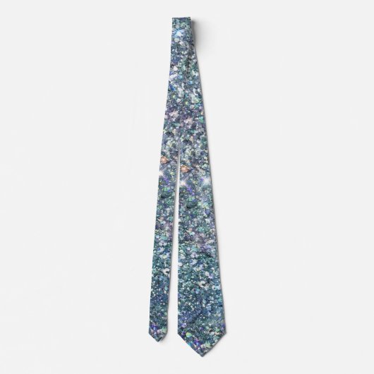 lustige Imitate Glitzer Party Muster Krawatte (Rückseite)