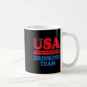 Lustige Independence Day Kleidung USA Trinkteam Kaffeetasse
