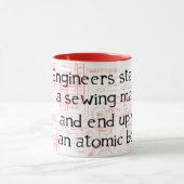 Lustige Ingenieur-Zitat-Tasse Tasse (Zentrum)