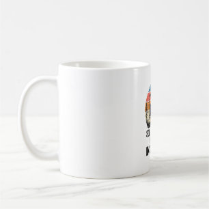 Lustige Innenkatze Vintage Katzenliebhaber Design_ Kaffeetasse