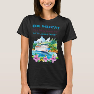 Lustige Insel-Kreuzfahrtschiff-Familientreffen T-Shirt