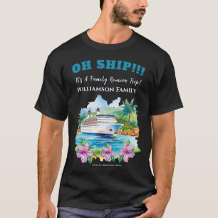Lustige Insel-Kreuzfahrtschiff-Familientreffen T-Shirt