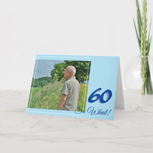 Lustige Inspirierende Fügen Sie Ihr Foto 60. Gebur Karte