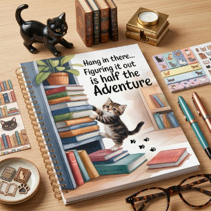 Lustige Inspirierende Katze Planer