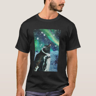 Lustige inspirierende Pinguin-Kunst Vintage-Grafik T-Shirt
