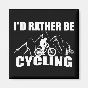 lustige inspirierende Radfahrermotivation Magnet