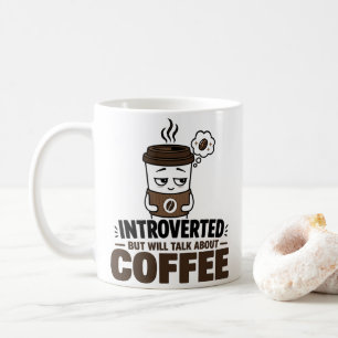 Lustige Introvertierte Kaffeetasse Anti-Sozialer H