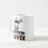 Lustige Introvertierte Kaffeetasse Anti-Sozialer H (Vorderseite Links)