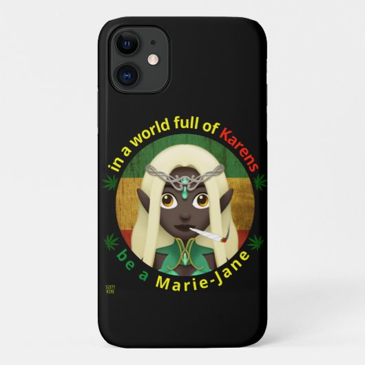 lustige iPhone 11 Handy Fall "BE A MARIE-JANE" Case-Mate iPhone Hülle (Rückseite)