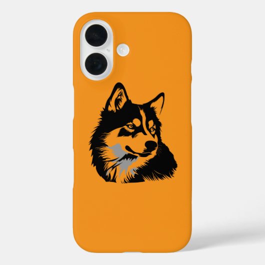 Lustige iPhone 16 Hüllen für Hundebesitzer. (Rückseite)