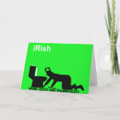 Lustige Iren Karte (Rückseite)