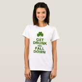 Lustige Iren-St.-Klapse T-Shirt (Vorne ganz)