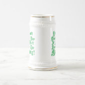 Lustige Iren-trinkendes Zitat Bierglas (Mittel)