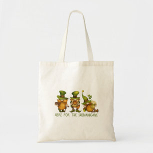 Lustige irische Gnom-Shenanigans St. Patrick's Day Tragetasche