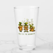 Lustige irische Gnome Shenanigans St. Patrick's Da Glas (Vorderseite)
