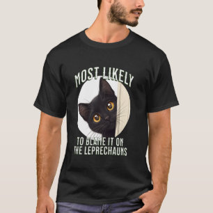 Lustige irische Katze - Wahrscheinlich macht sie e T-Shirt