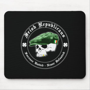Lustige irische Republikaner Vintage abgenutzt Irl Mousepad