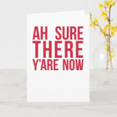 Lustige irische Sprichwort-Karte Karte (Gelbe Blume)