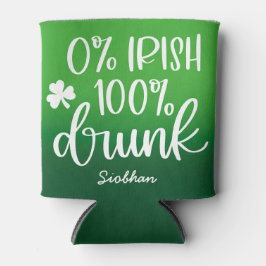 Lustige irische St. Patrick's Day-Typografie-Desig Dosenkühler