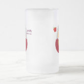 Lustige Isaac- NewtonTasse Mattglas Bierglas (Mittel)