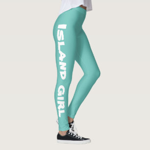 lustige ISLAND GIRL-Typografie   Leggings