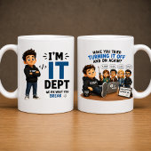 Lustige IT-Abteilung Tasse -Programmierer & Tech-S