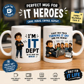 Lustige IT-Abteilung Tasse -Programmierer & Tech-S