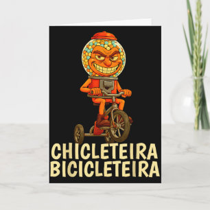 Lustige italienische Brainrot-Kinder Meme Chiclete Karte