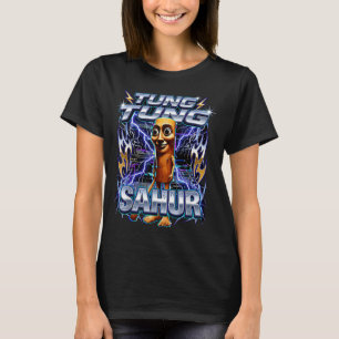 Lustige italienische Gehirnfäule Tung Tung Tung Sa T-Shirt