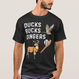 Lustige Jagd Baseball-Shirts mit Enten, Böcken und T-Shirt