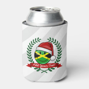 Lustige jamaikanische Flaggen-Weihnachtsart Dosenkühler