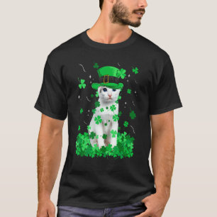 Lustige japanische Bobtail-Katze St. Patrick Tag I T-Shirt