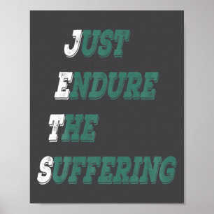 Lustige Jets ertragen einfach das Leiden New York Poster