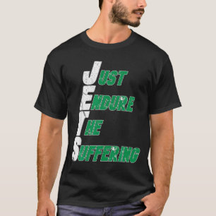 Lustige Jets ertragen einfach das leidende Fußball T-Shirt