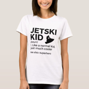 Lustige Jetski-Kind-Definition Jet-Skiing _1  T-Shirt